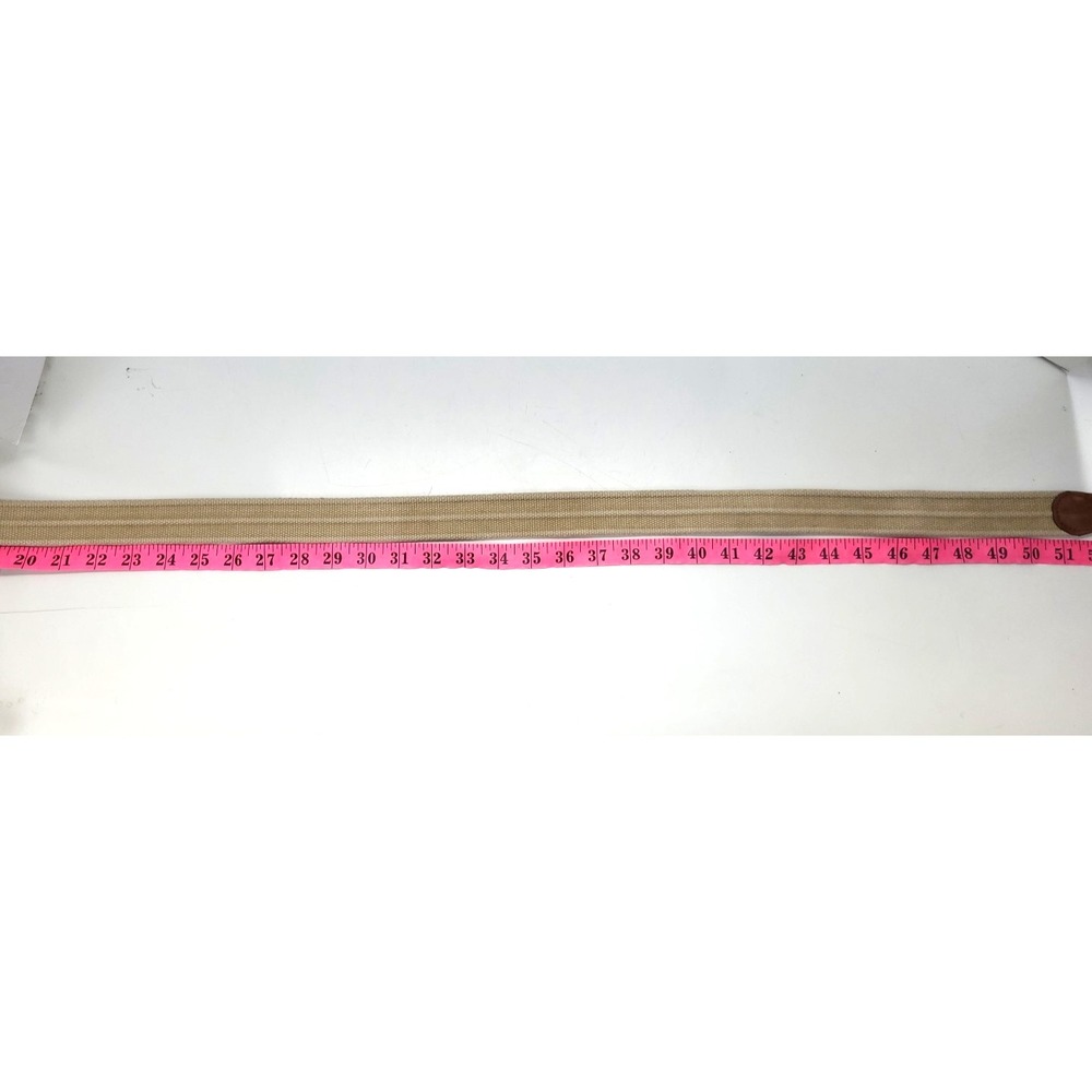 johnnie O Brentwood Washed Canvas D Ring Belt On the Go Beige Size XXL - Picture 8 of 12